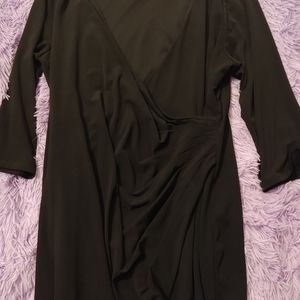 COPY - Cleo sz 18 black wrap dress